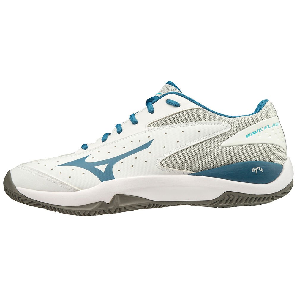 Mizuno Wave Flash Cc Női Teniszcipő Fehér/Kék HZJ845926